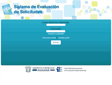 Tablet Screenshot of evaluacion.innovacion.gob.pa